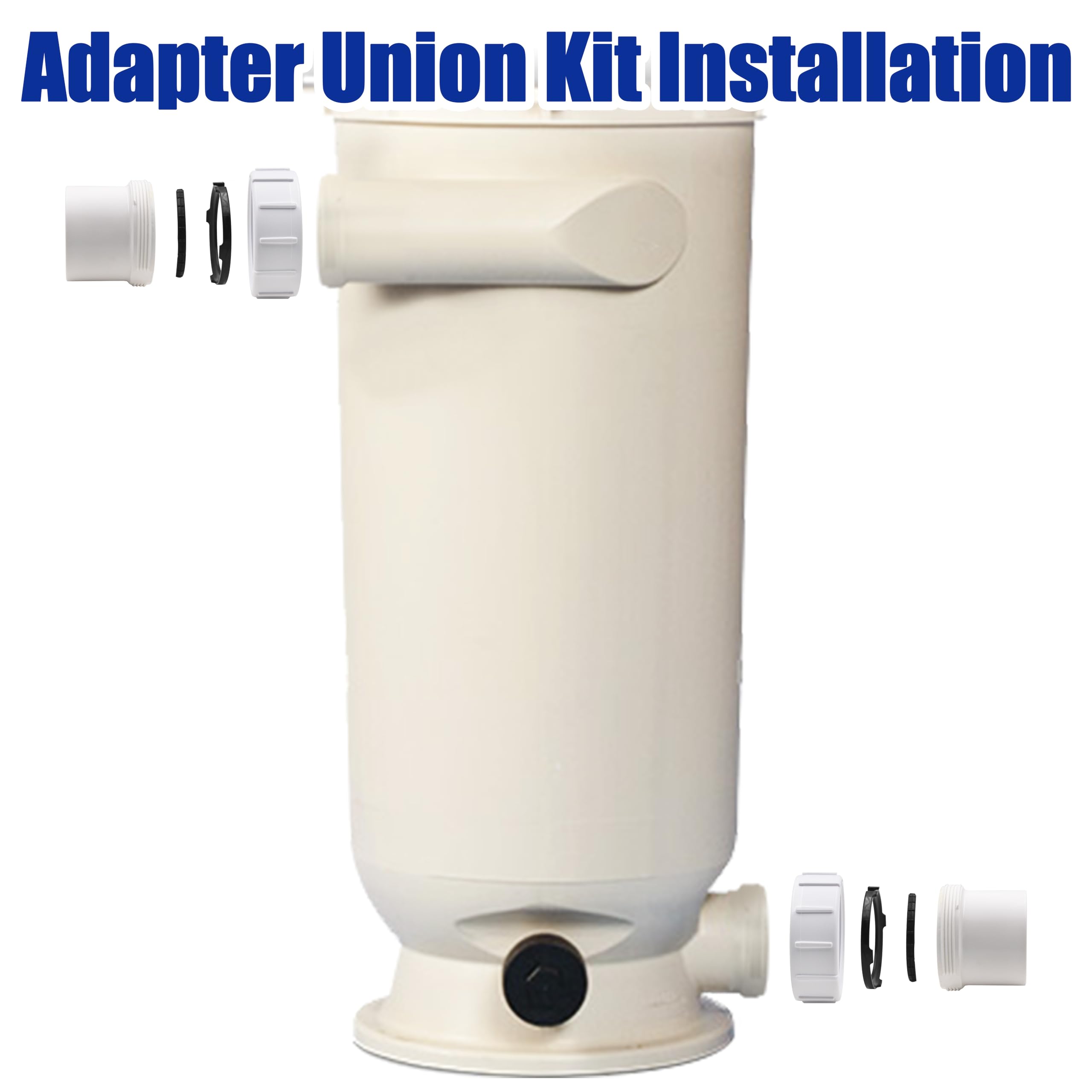 178733Z - Kit de unión adaptador de repuesto para filtro de cartucho PosiClear y CC RP, mitad roscada, pieza de repuesto
