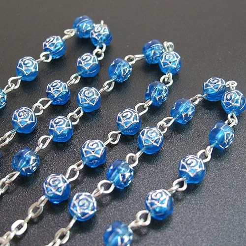 Miniatura 2 de 24 piezas de rosario mini rosario para bautizo niñobautizoprimera comunióndulce 15  bodarecuerdos de bautizo