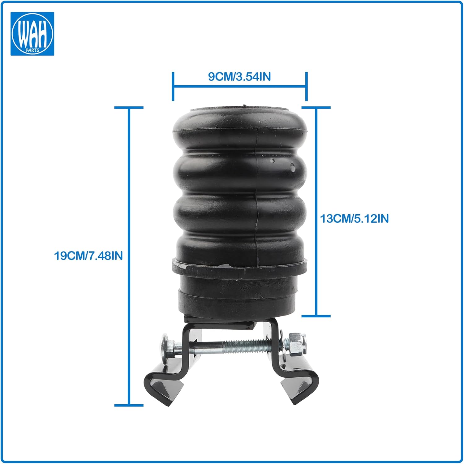 Set of 4 TSS-107-47 Trailer Helper Spring for Trailer Axle 5000-8000 GAWR 1800 (lb) Capacity at 50% Compression