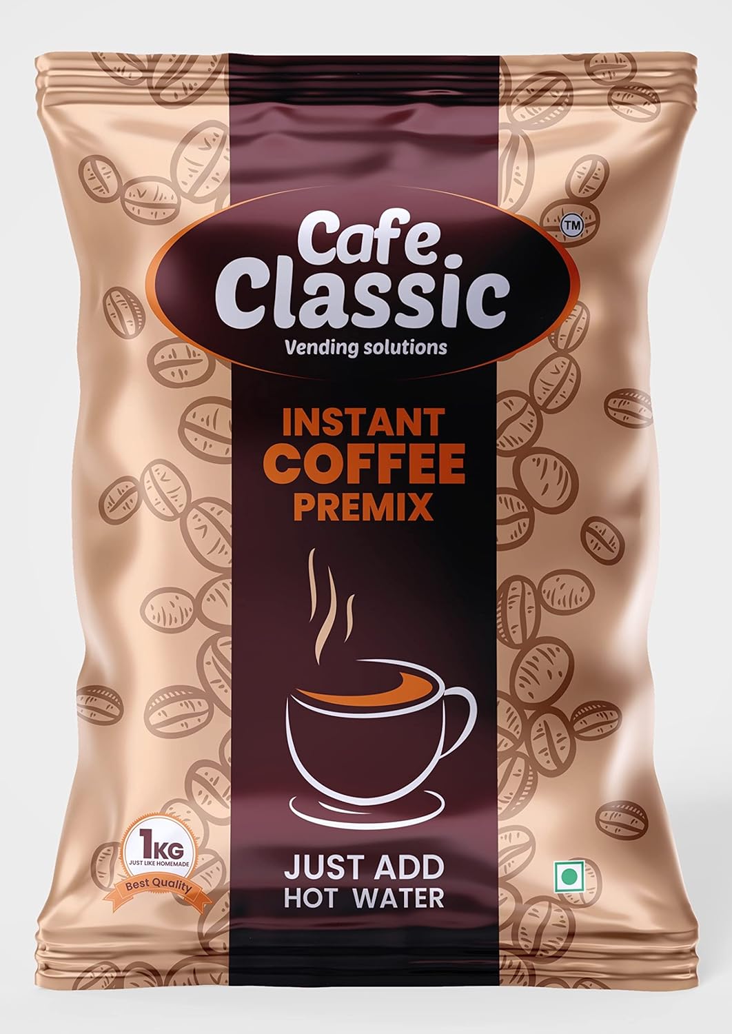 CAFE CLASSIC Instant Coffee Premix 1 kg Pack Make 100 Cups No Milk