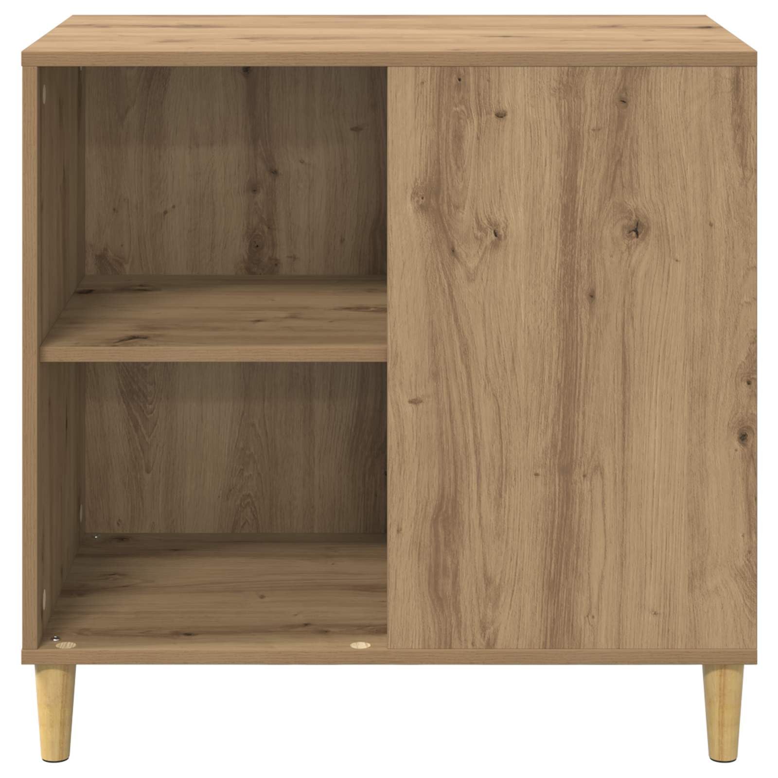 Moderna casa para gatos de madera de roble, 72 x 42,5 x 70 cm, con accesorios de montaje, elegante refugio y rascador de repuesto para salón, robusta casa de dormir para gatos