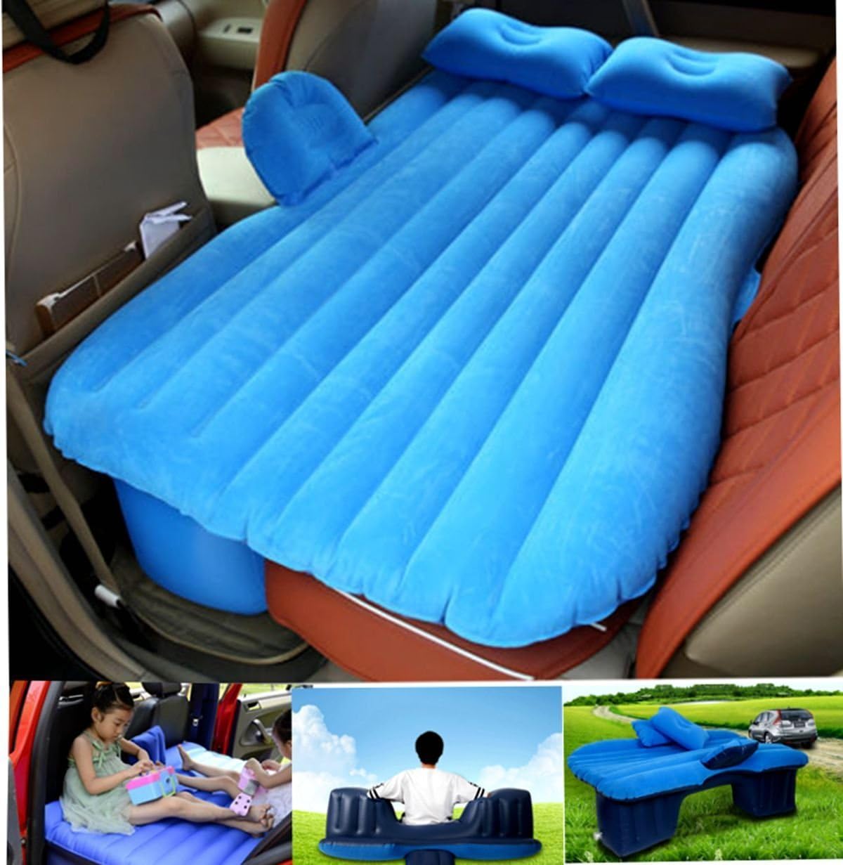 Fly5D Inflatable Car Mobile Cushion Seat Sleep Rest