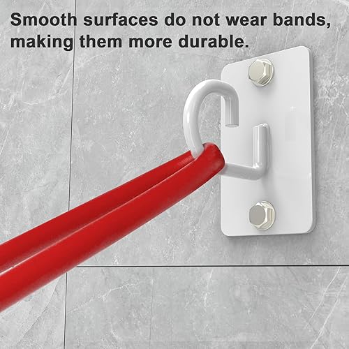 Miniatura 6 de Anclaje de pared para banda de resistencia, anclaje de pared de entrenamiento, gancho de banda de ejercicio, soporte de banda de entrenamiento