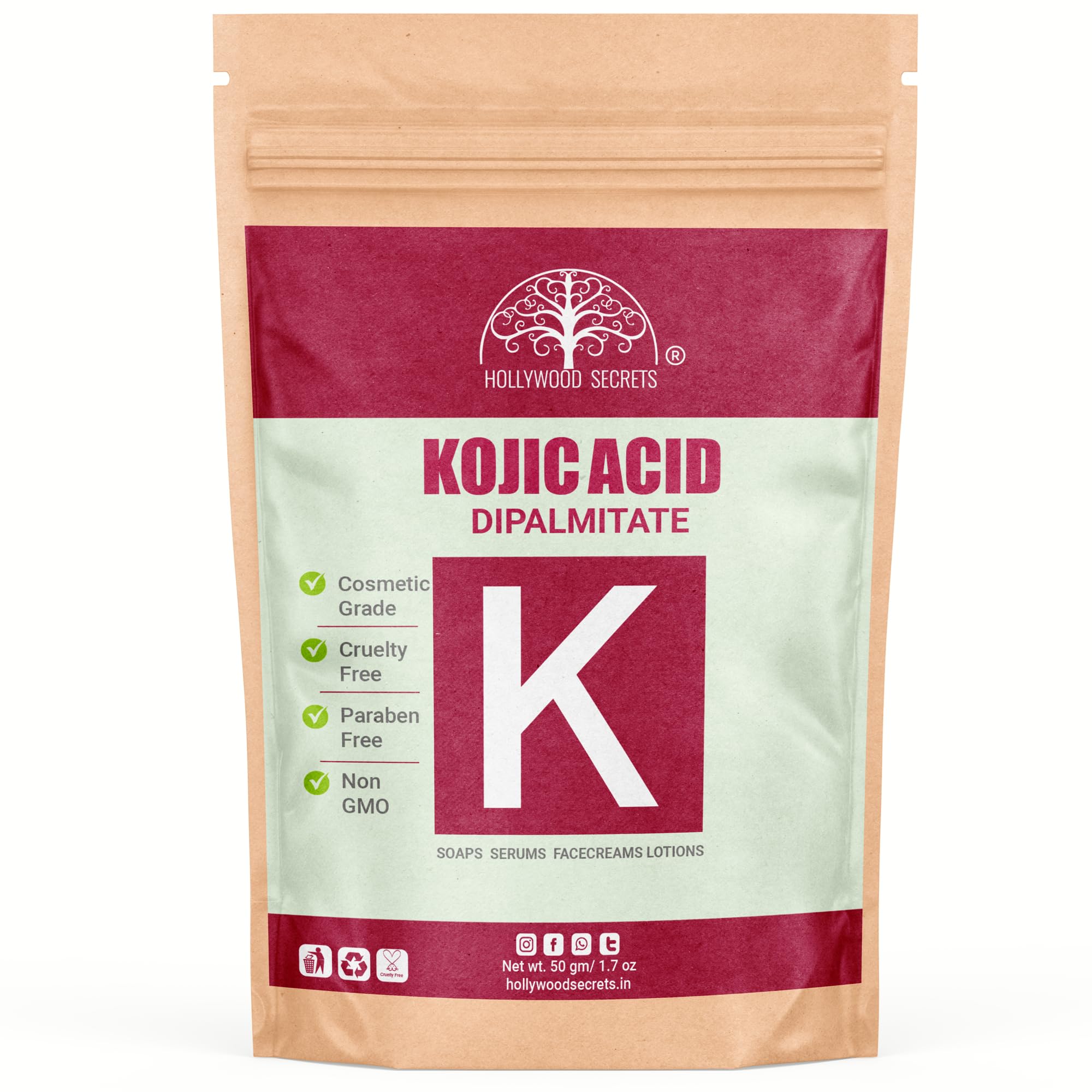 Pure Kojic Acid Dipalmitate Powder 50gm