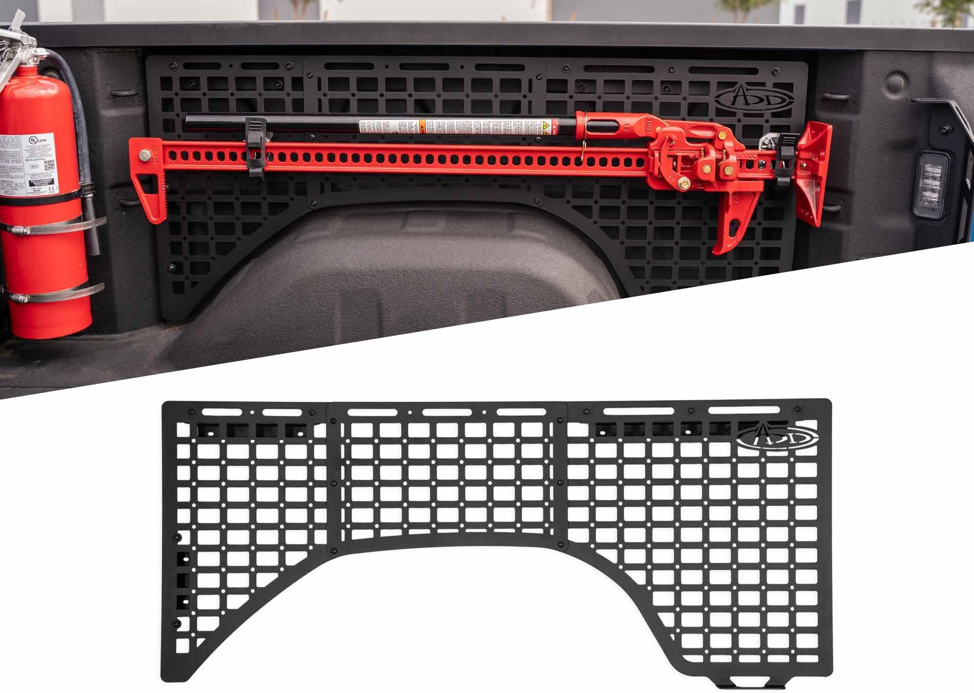 Bed Side Molle Panels for the 2019-2024 Chevy Silverado 1500/GMC Sierra 1500 | Molle Pattern Offers Diverse Mounting Solutions | Made in The USA | Addictive Desert Designs (Passenger Side Full Kit)