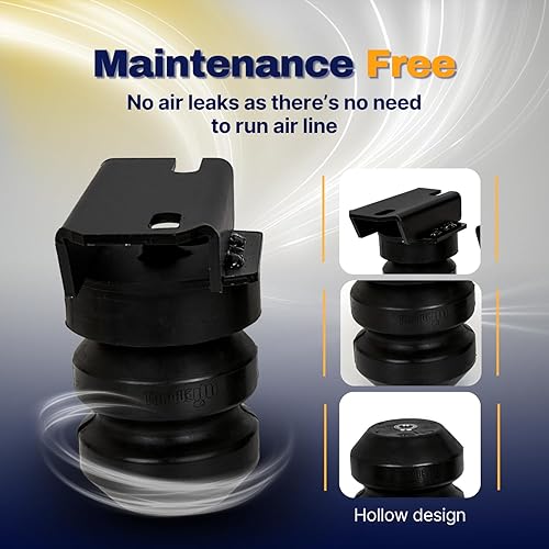 Miniatura 6 de TORQUE Sistema de mejora de la suspensión trasera que reemplaza las topes de parachoques para Dodge Ram 2500 2500 2WD 4WD 2014-2023 (reemplaza a