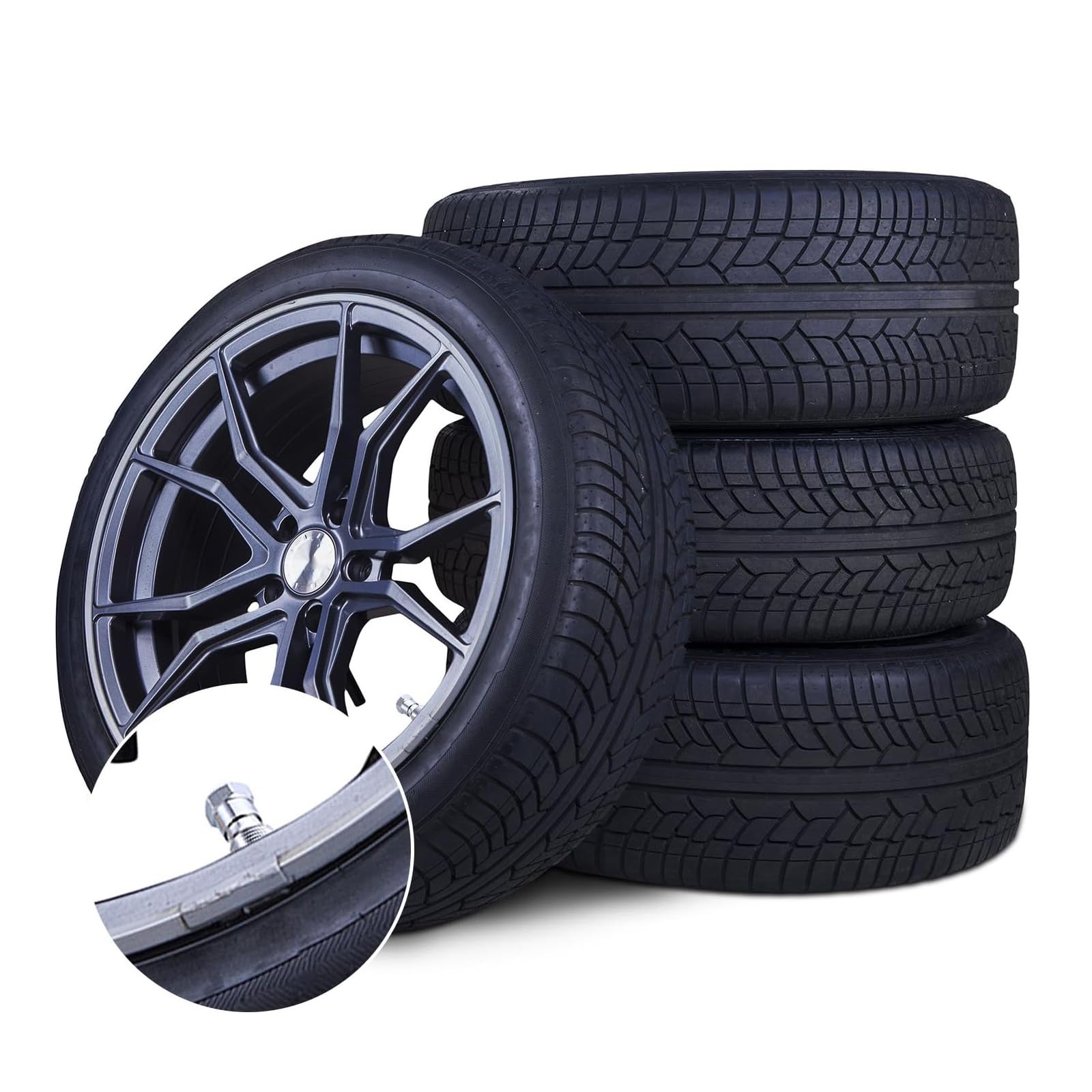 10 Stück Auto Reifenventile - Universal Metallventile 11,3mm Für Auto & Motorrad