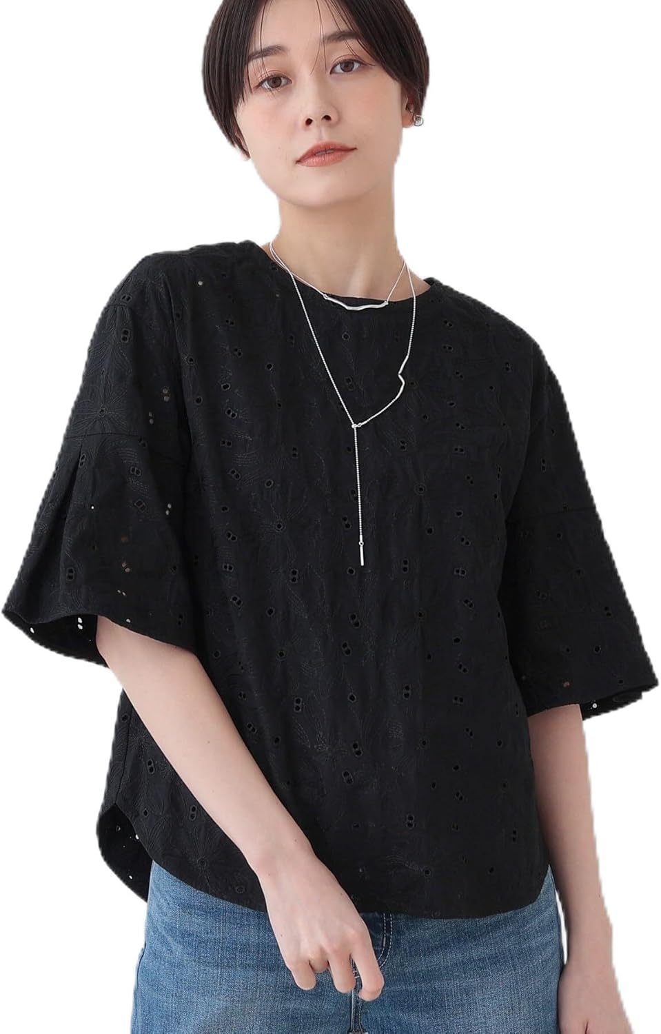 POLO JEANS CO. Ralph Lauren ドット柄 コットンオープンカラーシャツ