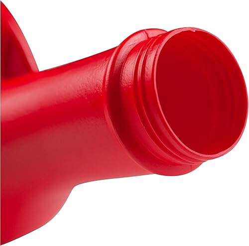 Miniatura 6 de North American Health + Wellness Botella de plástico portátil unisex con tapa de rosca incluye adaptador hembra, rojo, 1 unidad