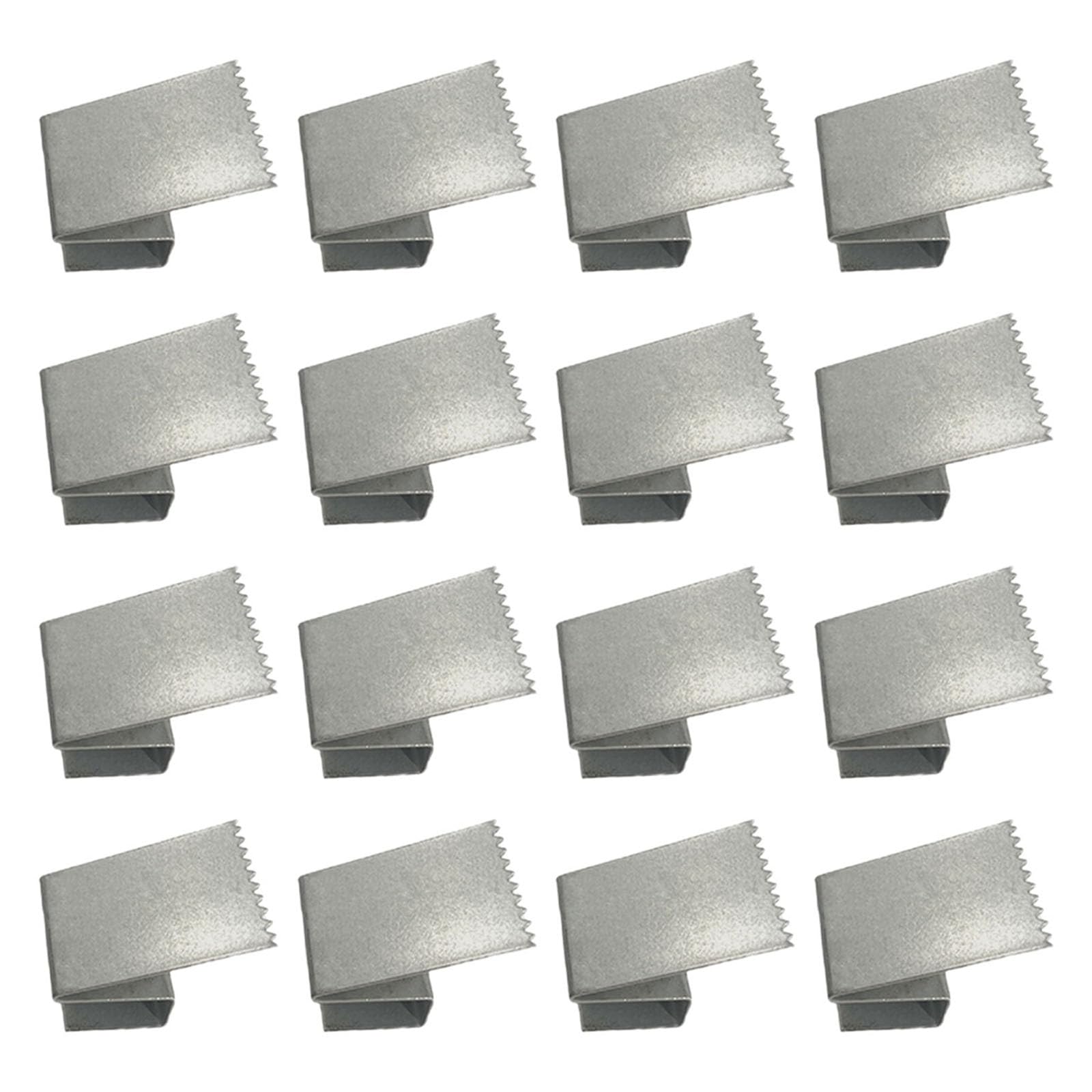 16 Piece Strong Steel Typhoon Window Clip General Fit Storms Shutter Fasteners for Extreme Weather Use Not Typhoon Metal Window Clip