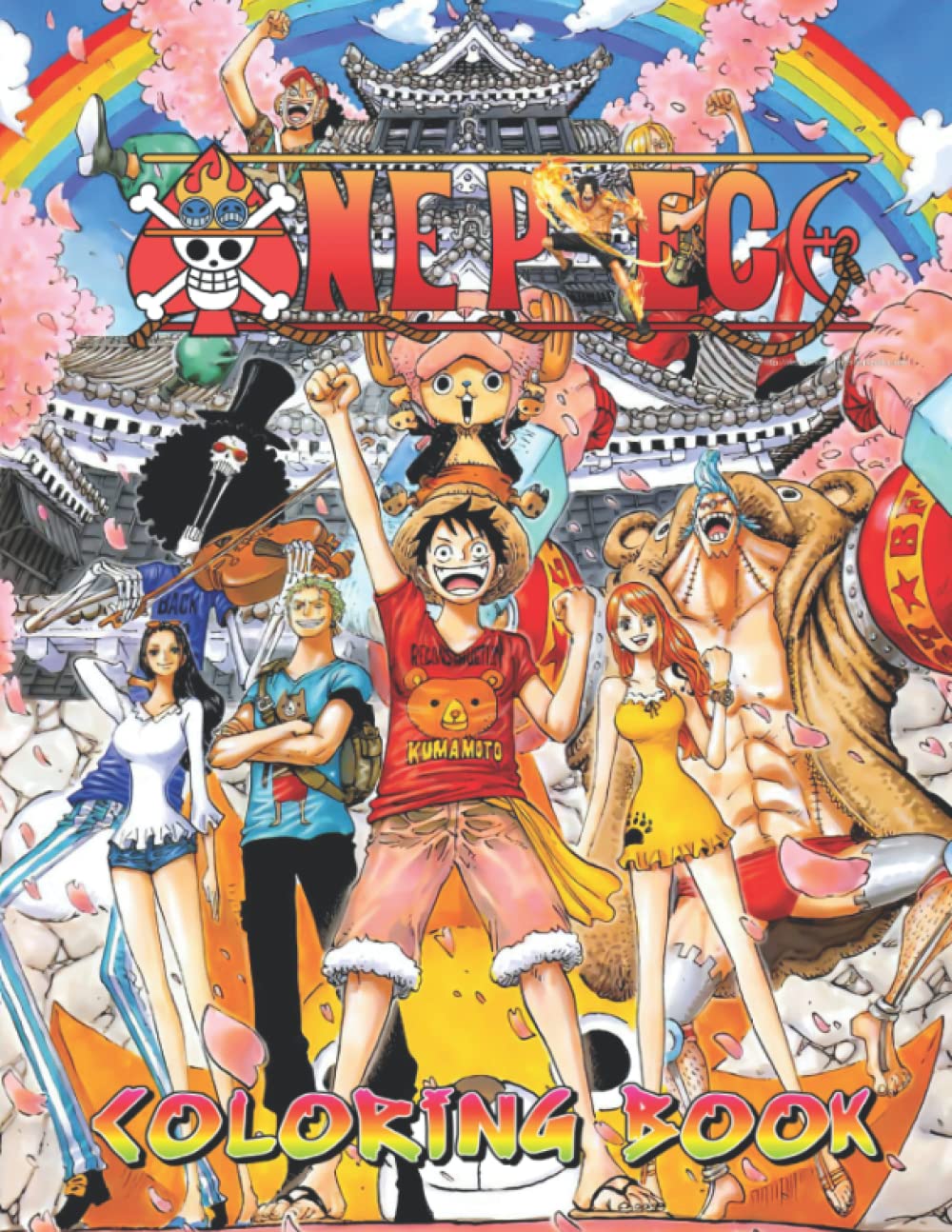 Buy Óne Píece Coloring Book 100 Premium Coloring Pages for Kids and