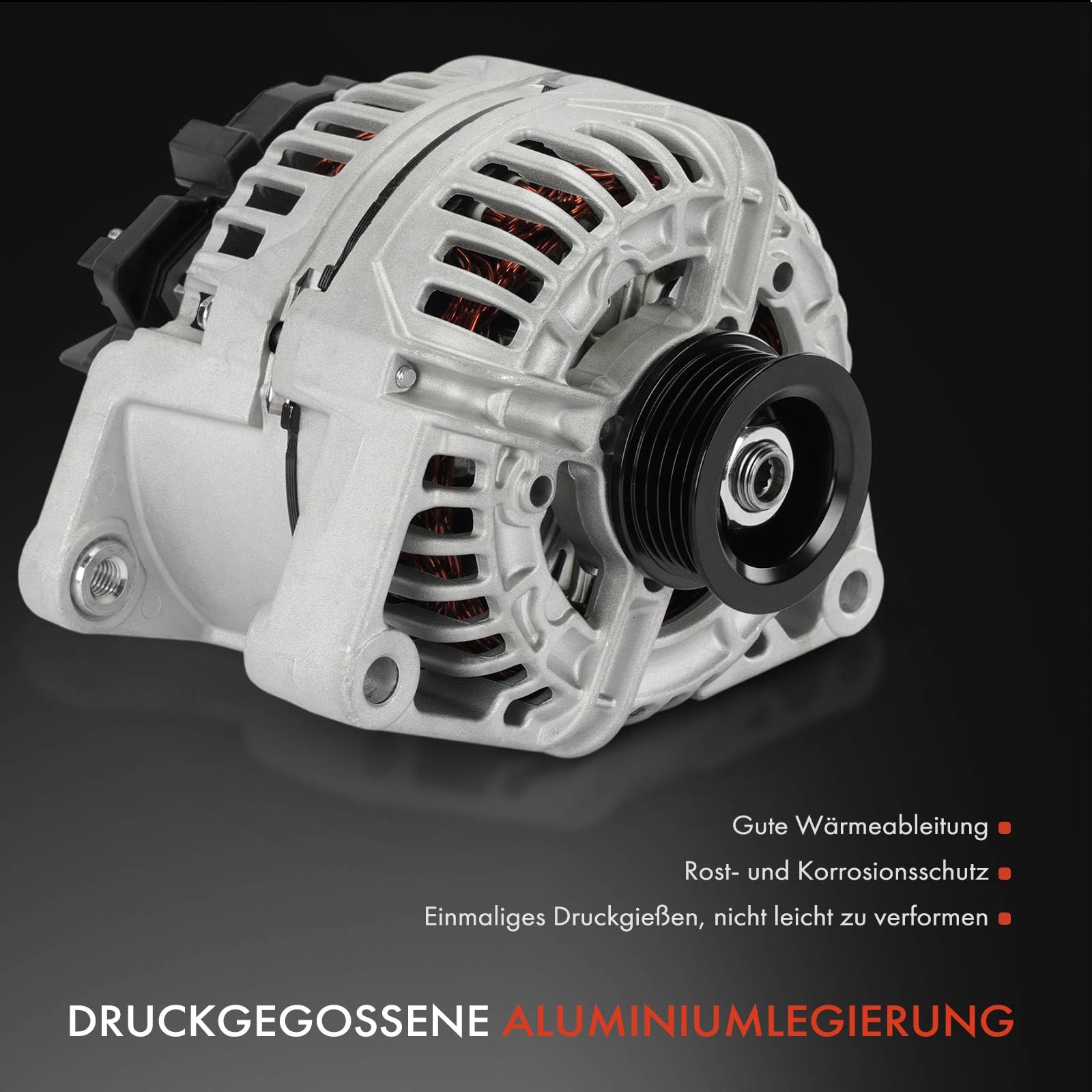 Frankberg Alternatore-generatore con puleggia a ruota libera 93180417 | con puleggia a ruota libera, 93180417; Compatibile con: Astra Classic A04, Astra G Classic T98