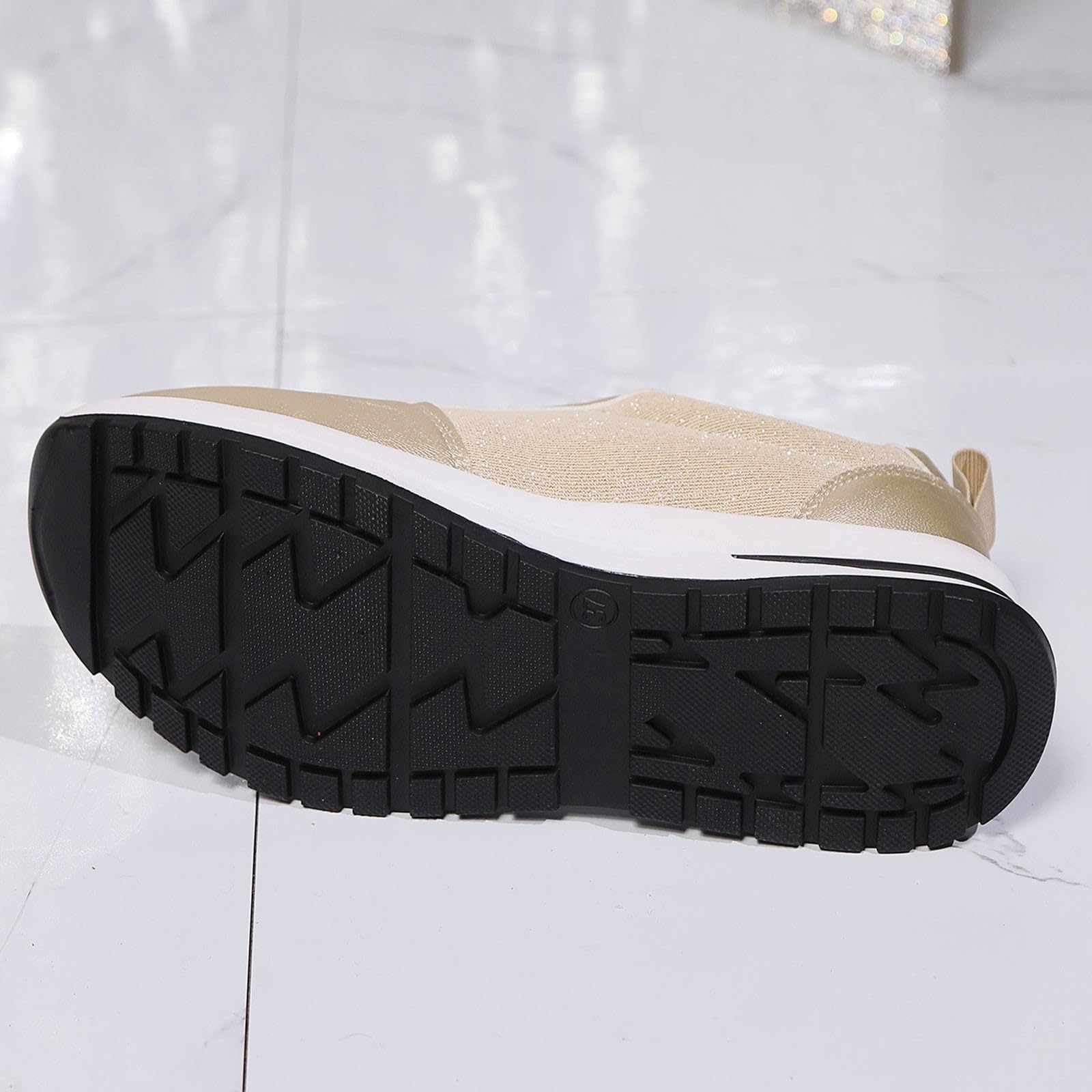 Sneakers Donna Estive con Platform - Scarpe da Ginnastica Corsa Sportive | Sneakers Suola Comfort Antiscivolo Con Cerniera Scarpe Basse Impermeabili Ammortizzate Sneaker Passeggio E Fitness