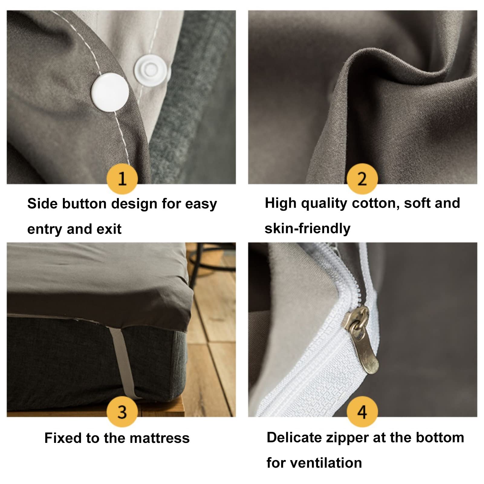 Schlafsack Ultraleichter Schlafsack Aus Baumwolle, Tragbarer Kompakter Schlafsack for Erwachsene, Campinglaken Und Reiselaken, Geeignet for Rucksack-Reisehotels (Size : 180x215cm/70.86x84.64in)