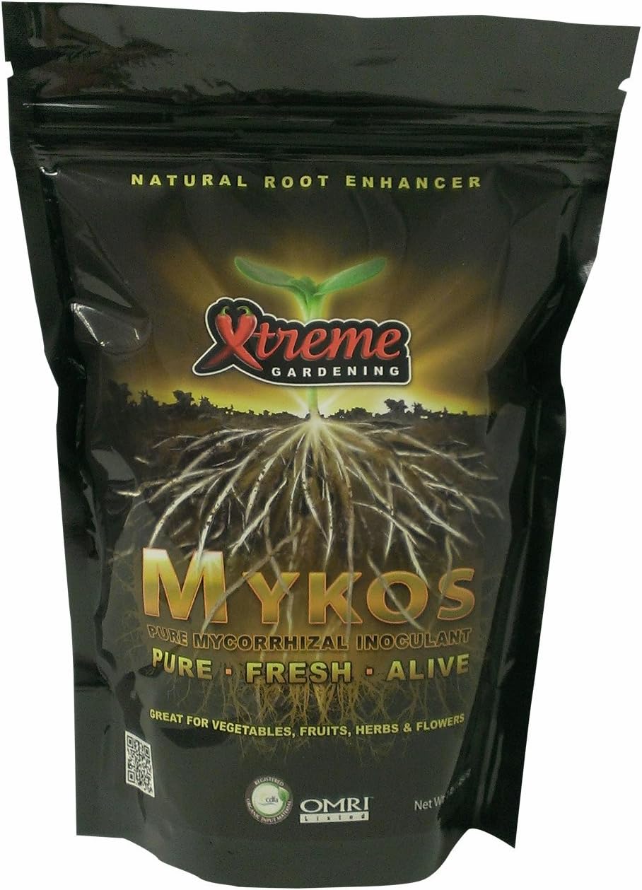 Xtreme Gardening HGC721205 Mykos Pure Mycorrhizal Inoculant Organic Root Enhancer, 2.2 lbs, Black : Patio, Lawn & Garden