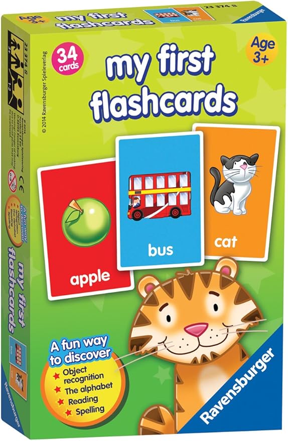Ravensburger My First Flash Card Game for Kids Age 3 Years and Up