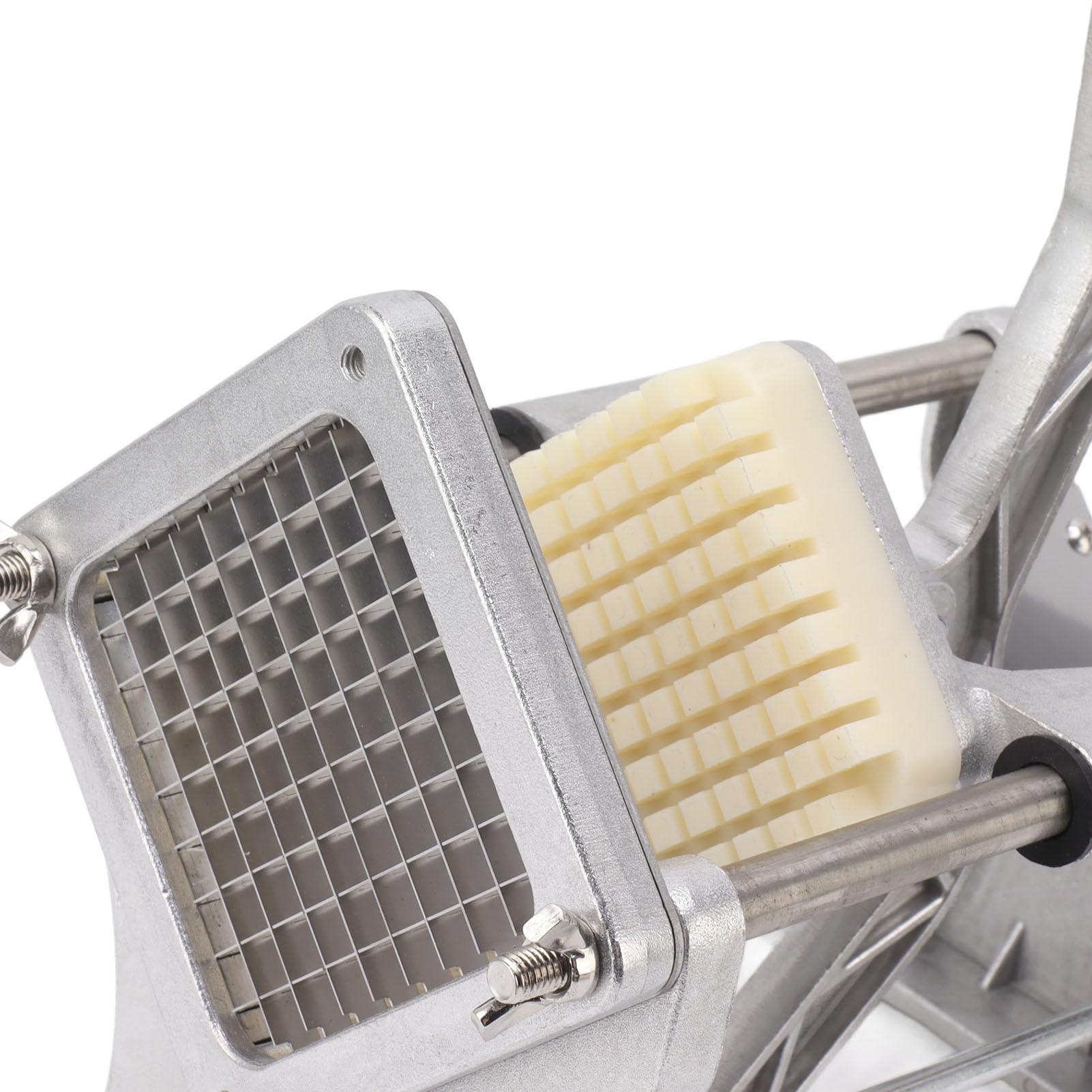 Cortador de Patatas Fritas, Cortador Manual de Patatas de Acero Inoxidable para Uso Doméstico y de Cocina Comercial