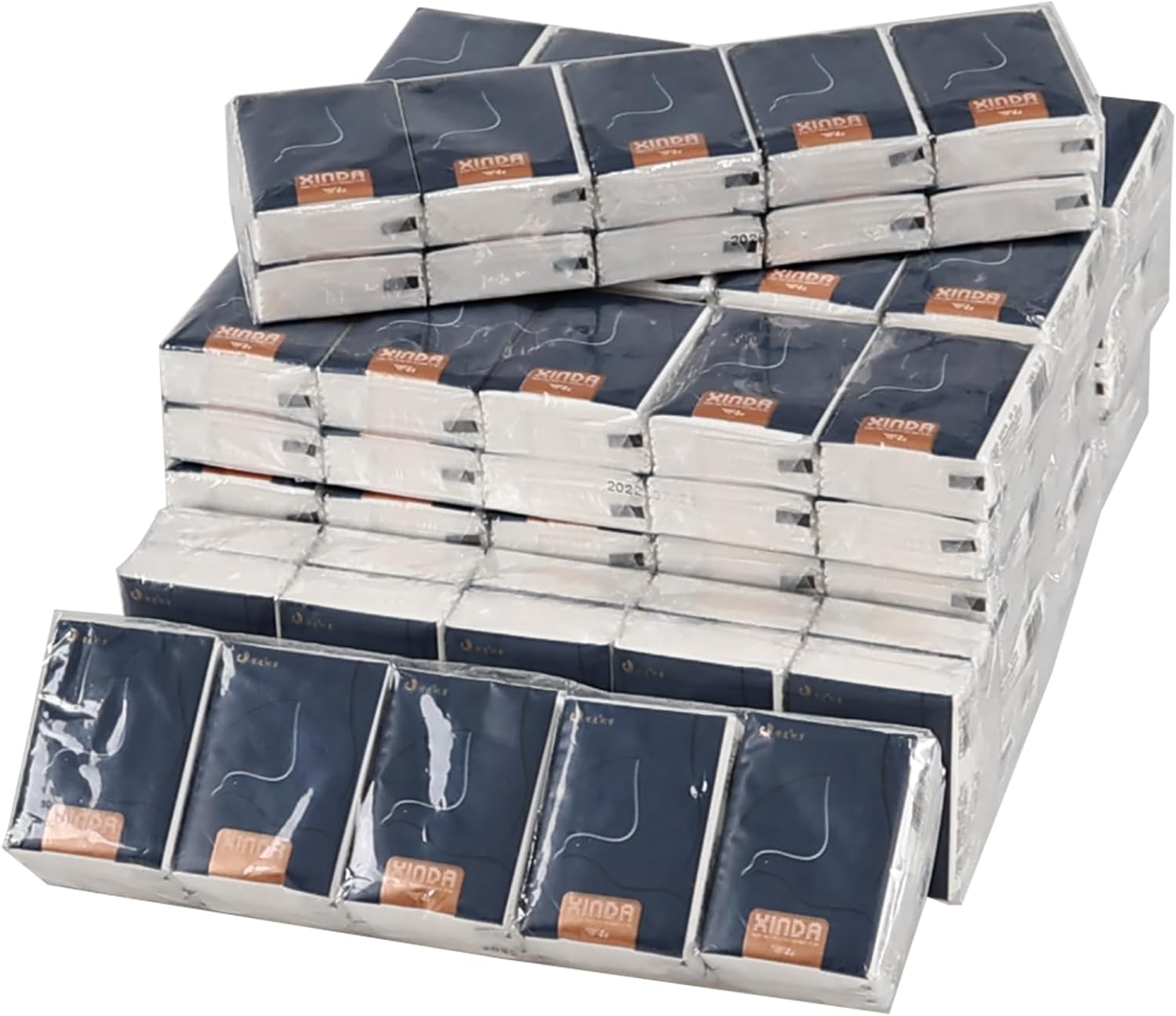 120 Packs Pocket Packs Facial Tissues, 4 Ply Travel Size Tissues, Soft and Unscented