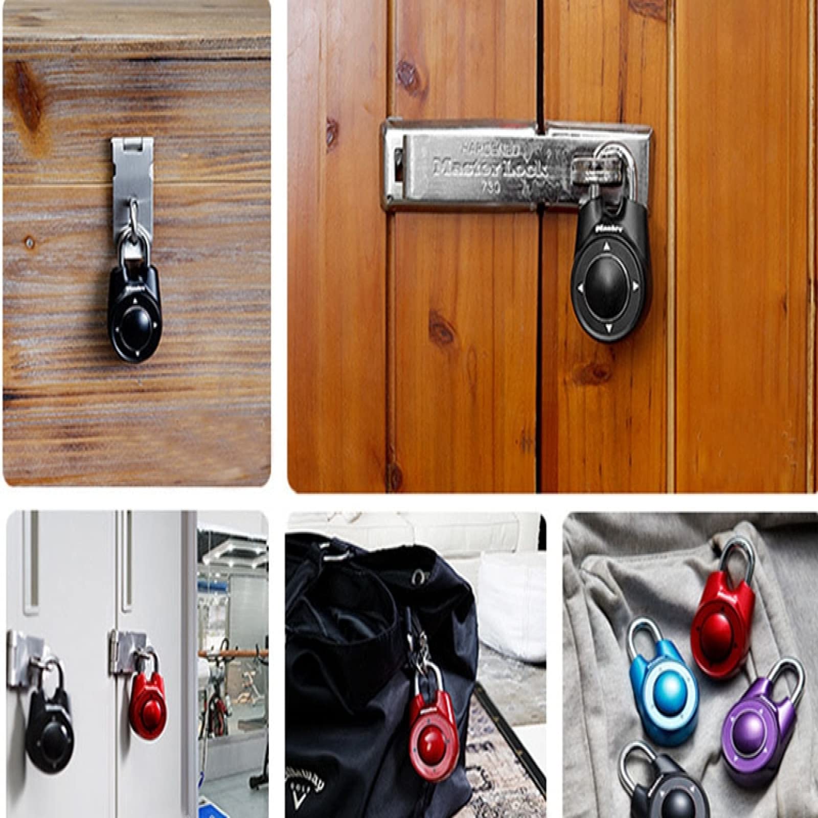 Cadenas Portable Combinaison Mot De Passe Cadenas Directionnel Serrure Casier 5.5 * 9.4Cm