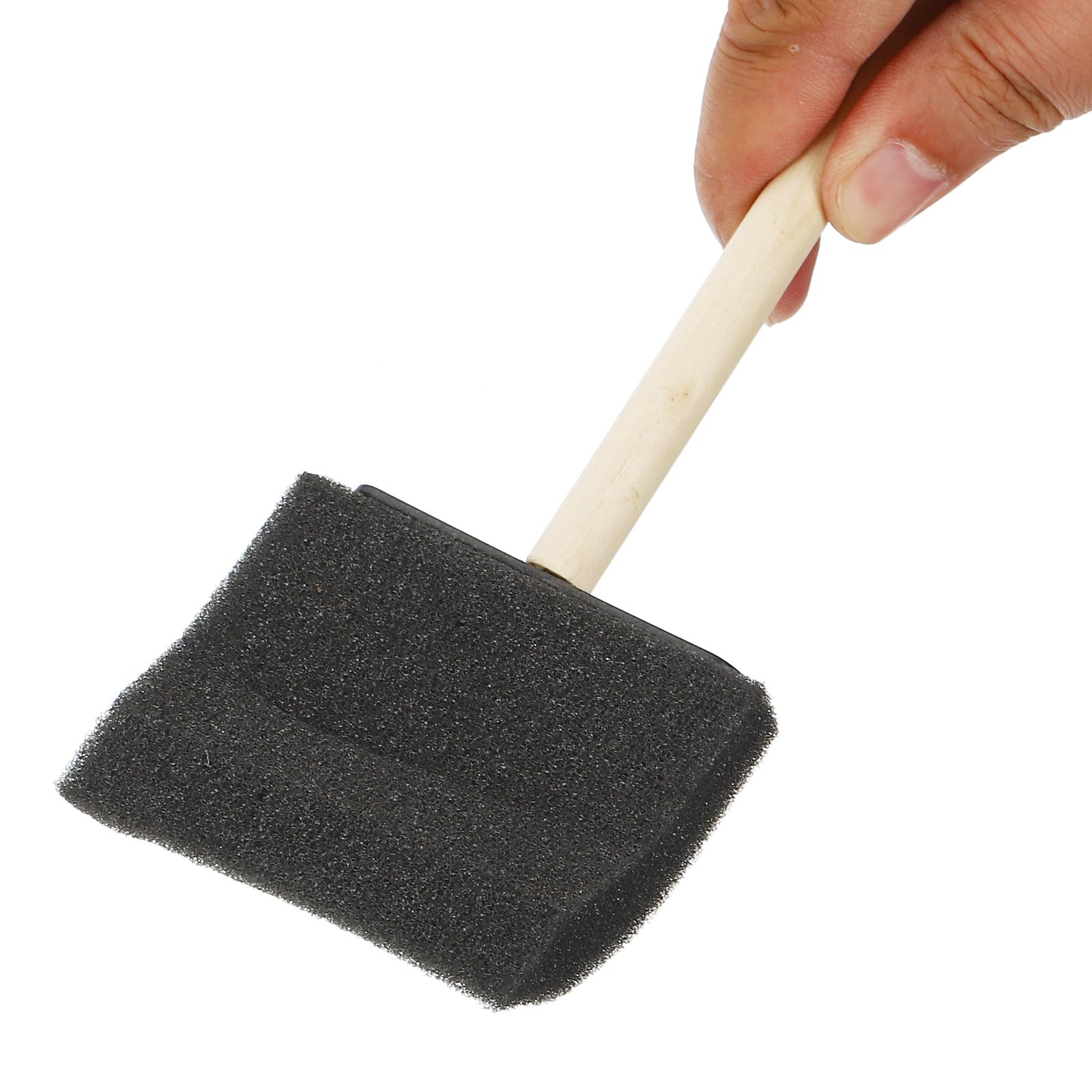 PATIKIL 50pz 3" Vernice Spugne per Pittura Pittura Spugna Pennello Nero