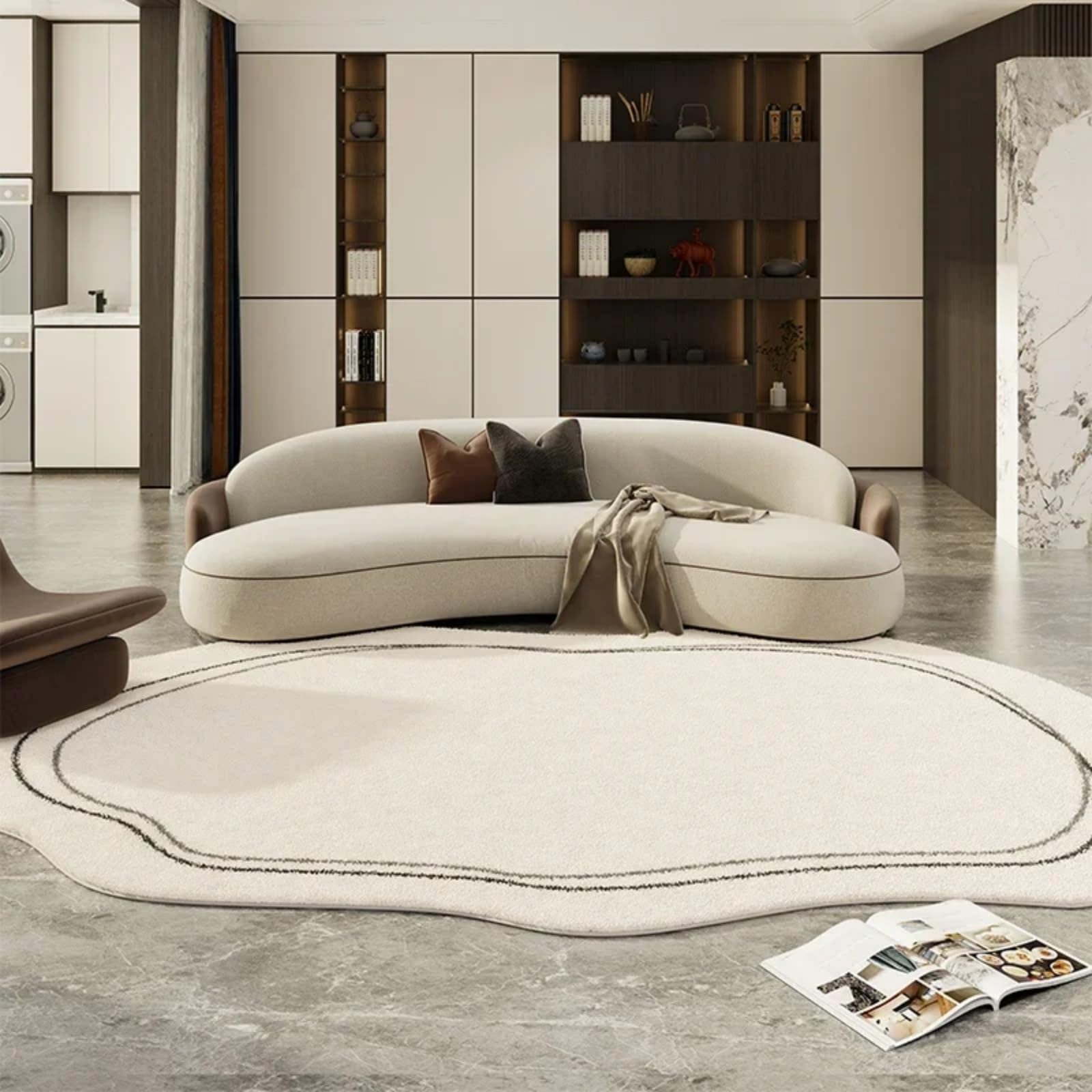 Tapis de salon pour chambre à coucher sol froid et dur
