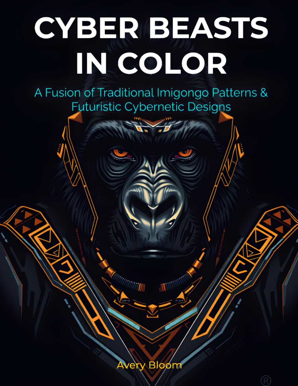 Cyber Beasts In Color: A Fusion of Traditional Imigongo Patterns & Futuristic Cybernetic Designs