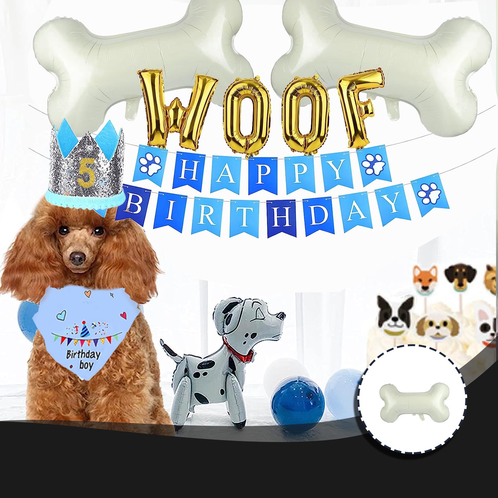 Yumech Hond Verjaardag Feestartikelen Met Hond Verjaardag Bandana Leuke