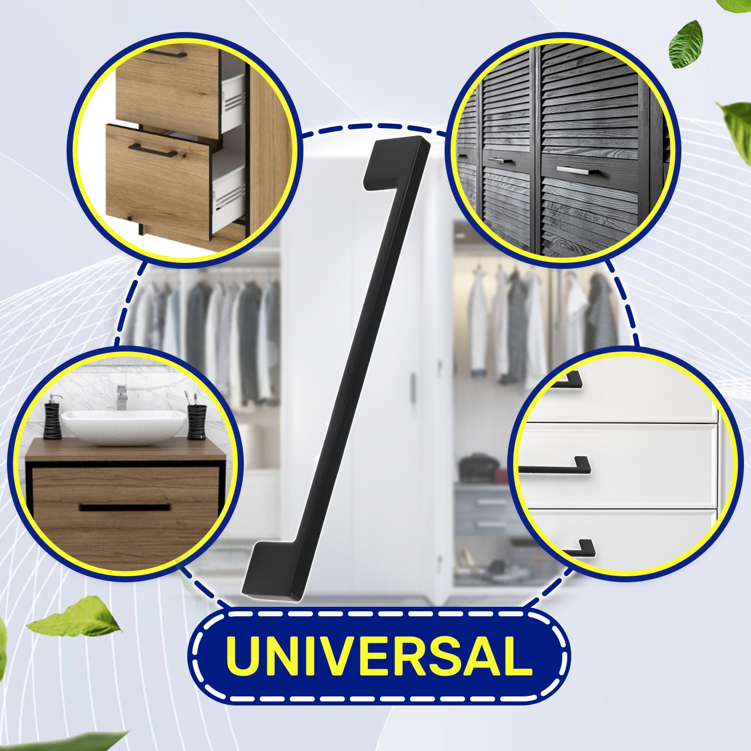 MONTERAL Kitchen Cupboard Handle 194 x 8,5 mm H27,5 mm Distance Between Mounting Holes 160 mm - Image 3
