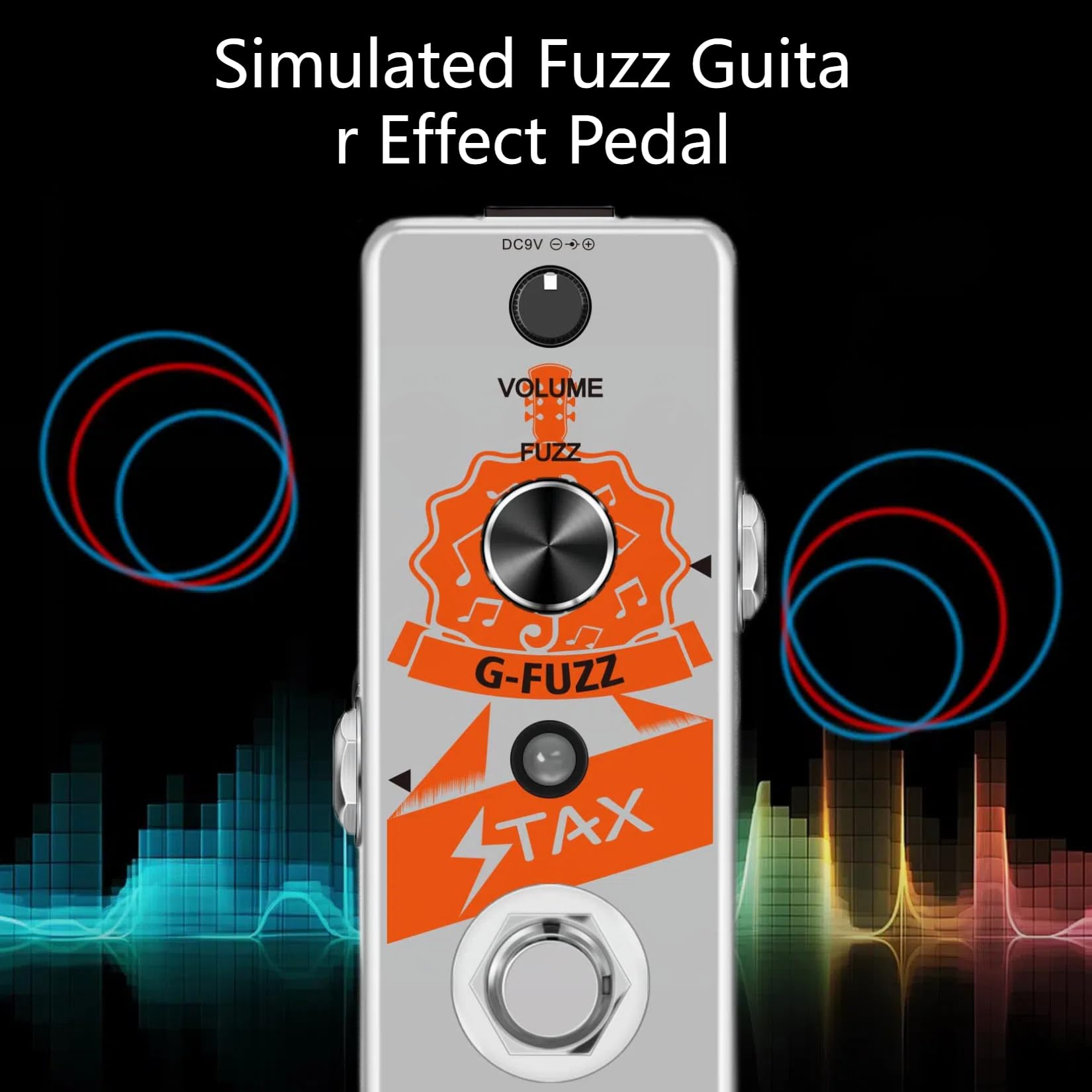 Amazon.com: Stax Analog Fuzz Effect Guitar Pedal,G-Fuzz