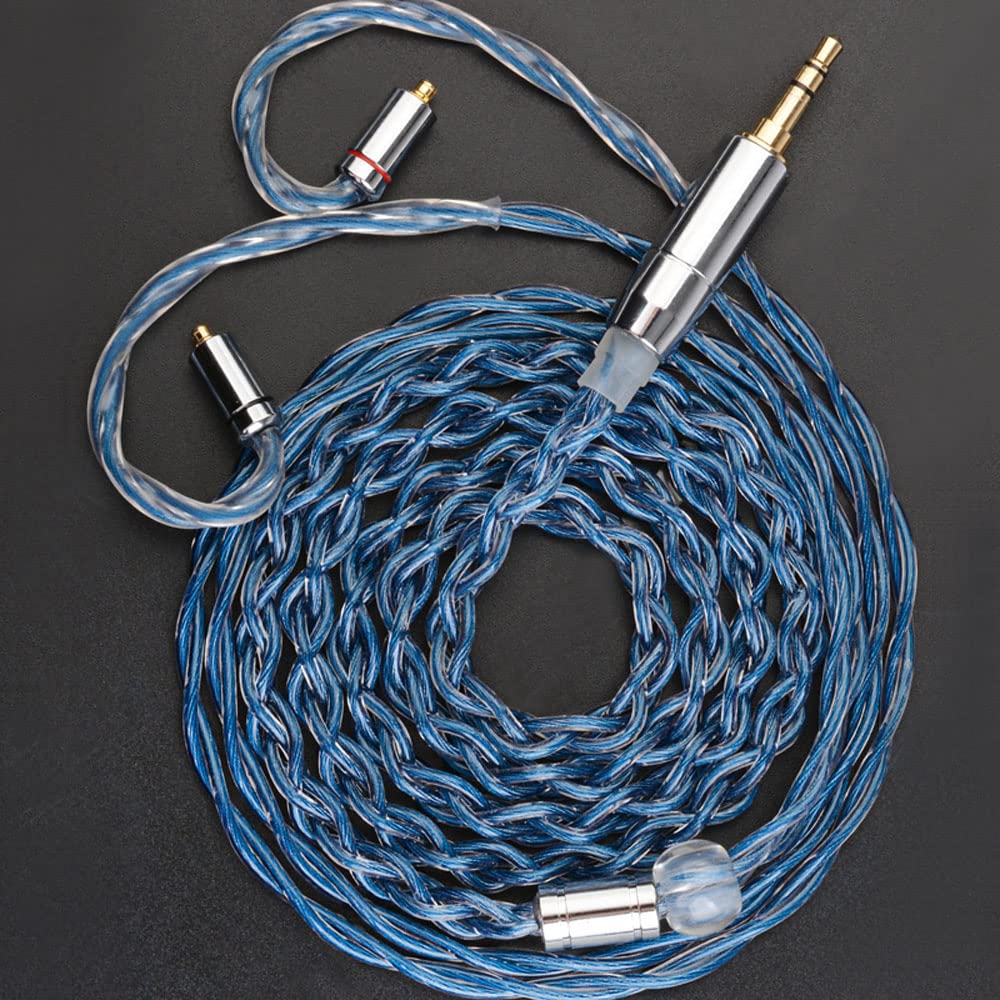 Amazon | NICEHCK SuperBlue イヤホンリケーブル 7N単結晶銅OCC MMCX