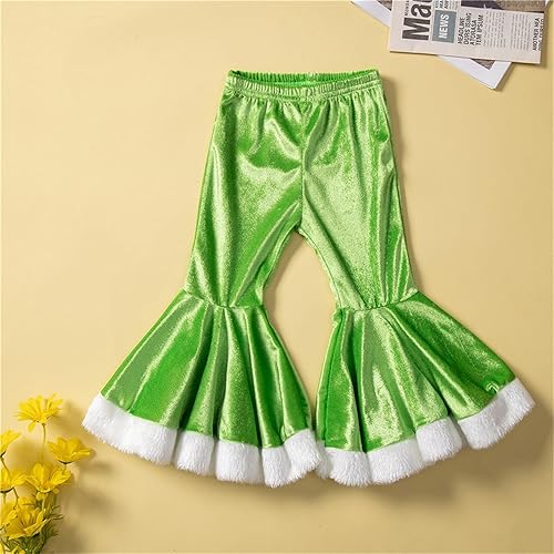Miniatura 4 de TBUIALL Baby Boys Girls Christmas Suit Ruffle Long Sleeve Flare Pants Newborn Clothes Set Toddler Girl Fall