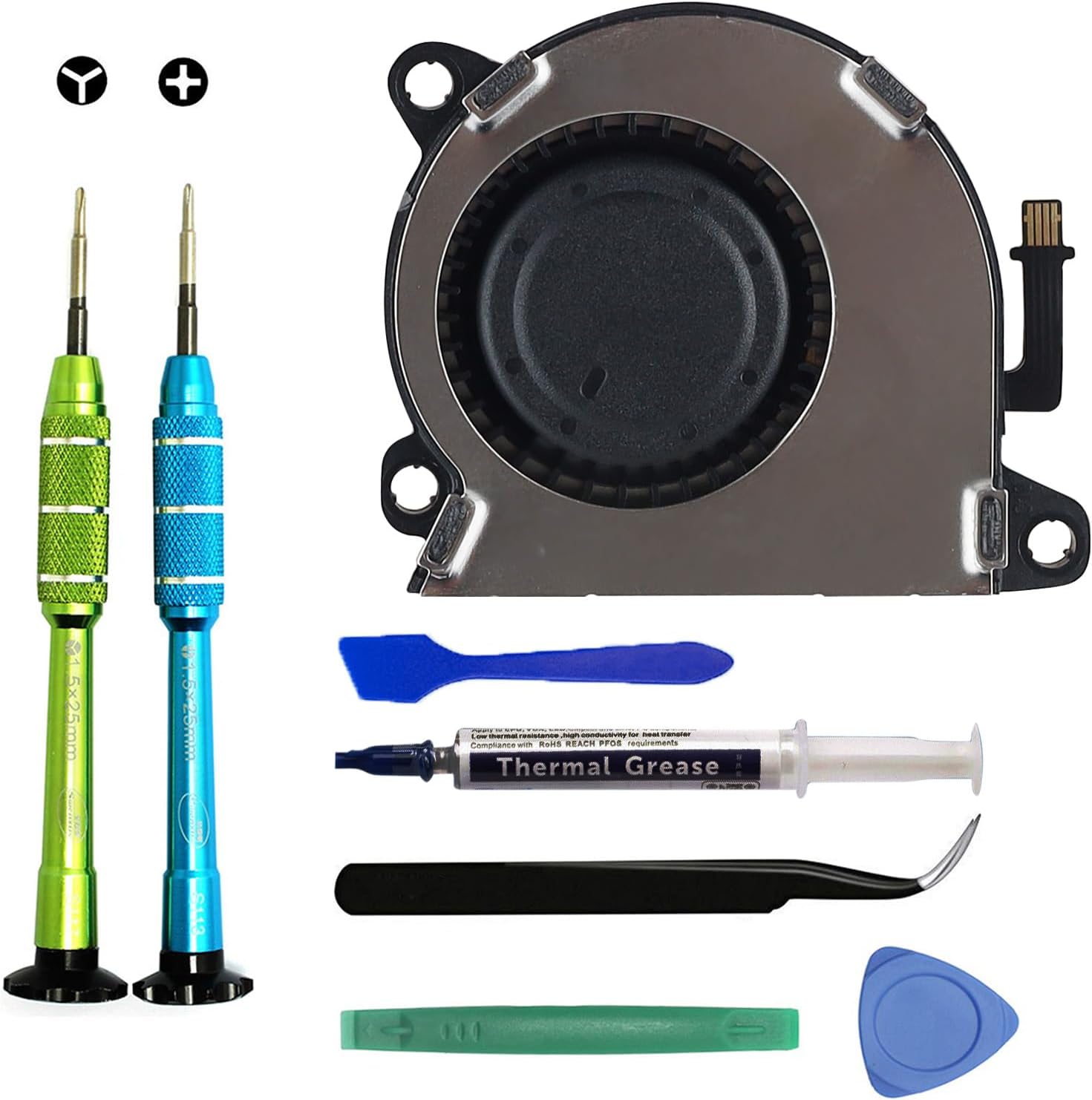 - Replacement Internal Cooling Fan Cooler for NS Nintendo Switch Lite Console, Repair Parts with Thermal Paste, Screwdriver Tool Set