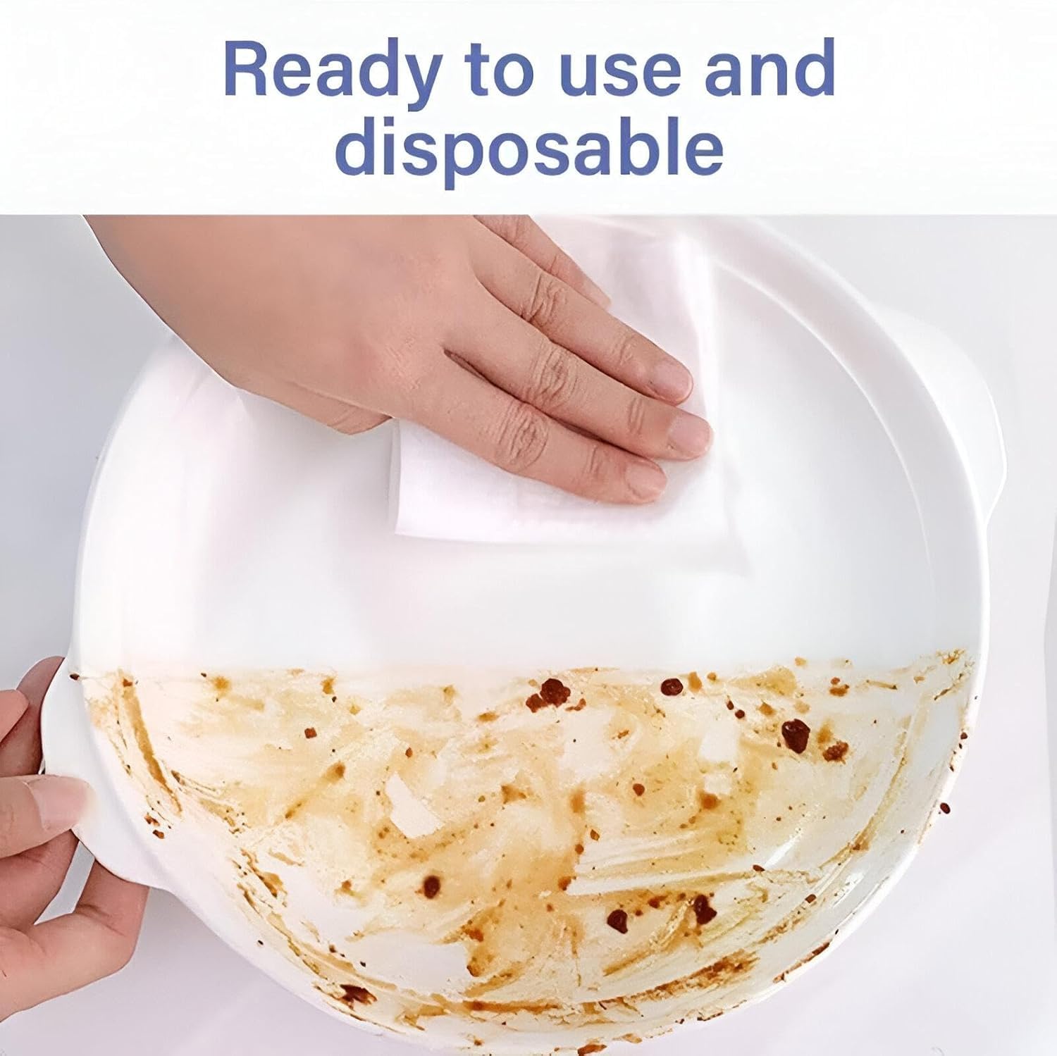 SKDBPM 80 PCS Kitchen Cleaning Wet Wipes strong decontamination extra large pack household wet wipes | Pack Of 1set