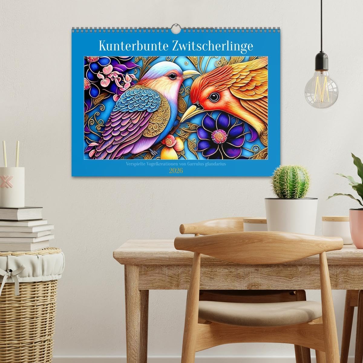 Colorful chirping, US-Version (Wall Calendar 2026 DIN A3 Landscape), CALVENDO 12 Month Wall Calendar