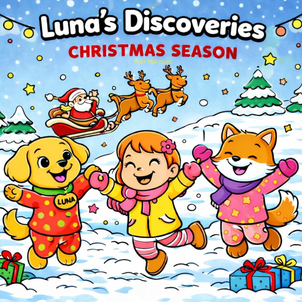 Luna's Discoveries: Christmas Season - The cute coloring book for kids (Luna's Discoveries around the world)
