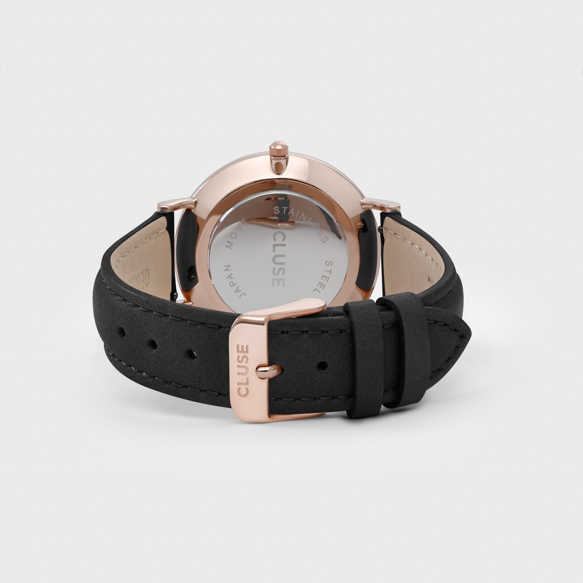 Cluse Damen-Armbanduhr Analog Quarz Leder CL18016
