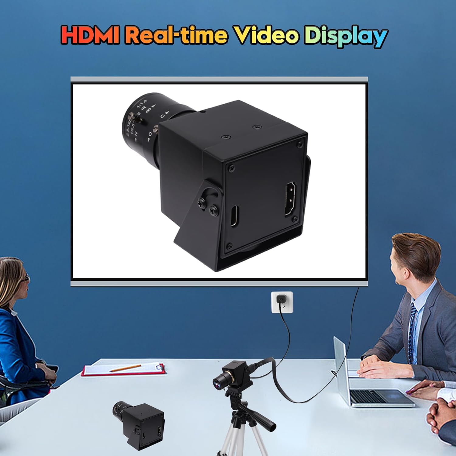 Mermaid 4K USB HDMI Camera With 3.6-10mm Manual Lens, Optical Zoom, PC - View #4