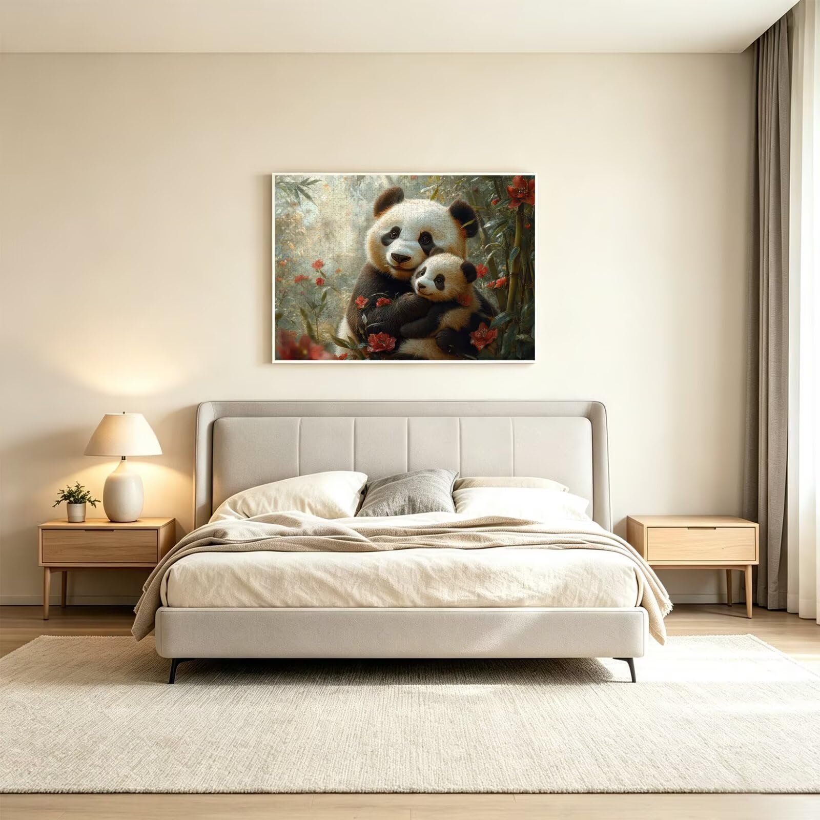Puzzle dla dorosłych 2000, roślina panda, 99 x 70 cm, n-800