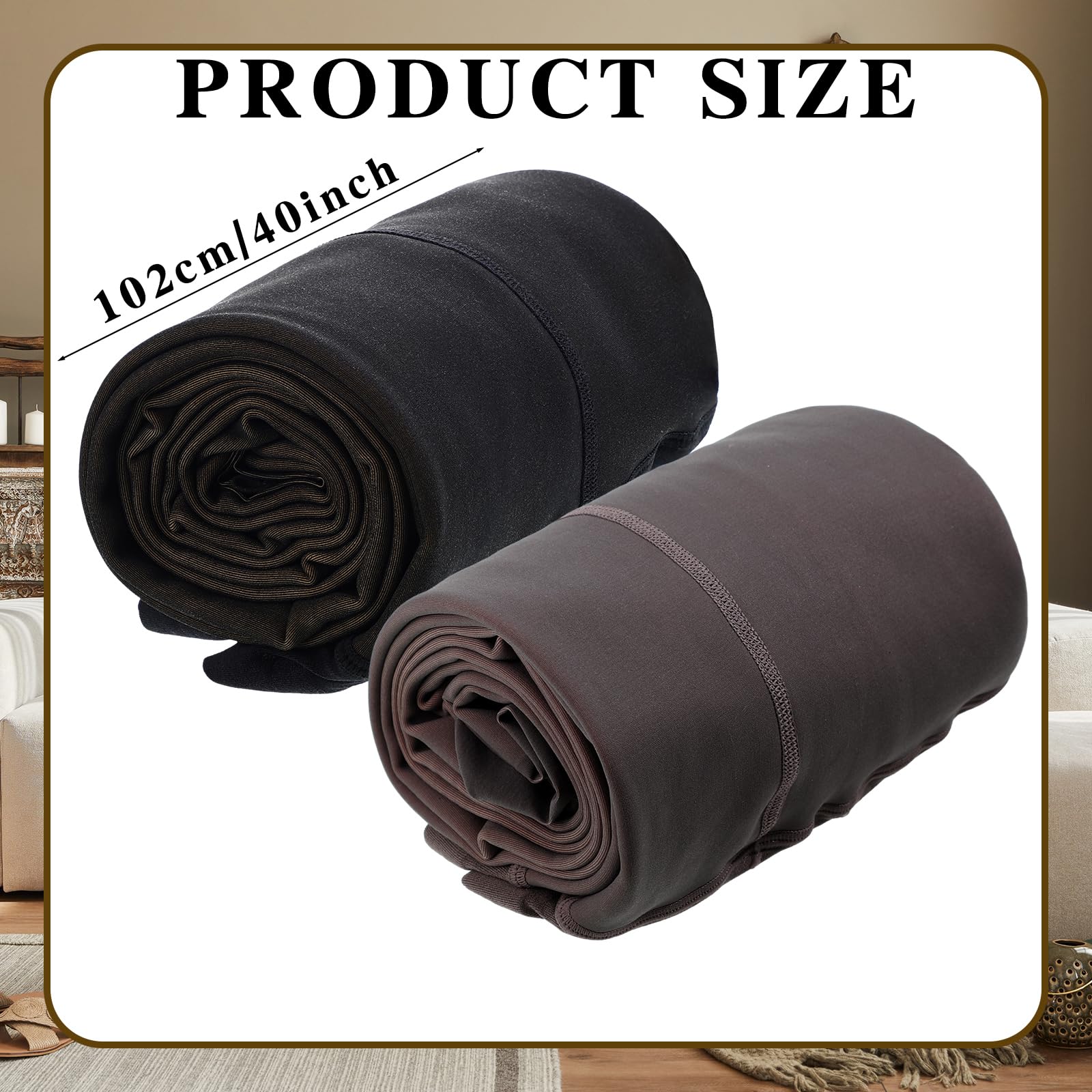 Bonuci Lot de 2 collants de maternité pour femme - Doublure en polaire - Taille haute - Extensible - Chaud