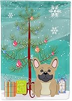 Vista 1327 de Caroline's Treasures BB4243GF Bandera de jardín con texto en inglés «Merry Christmas» con texto en inglés «Merry Christmas», bandera decorativa