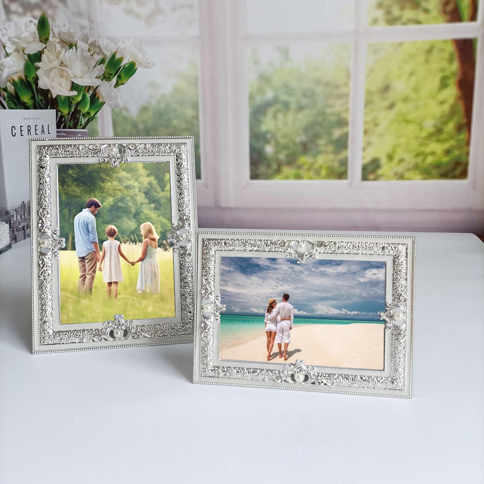 Amazon.com - Picture Frame, 4x6 Picture Metal Rectangle Elegant