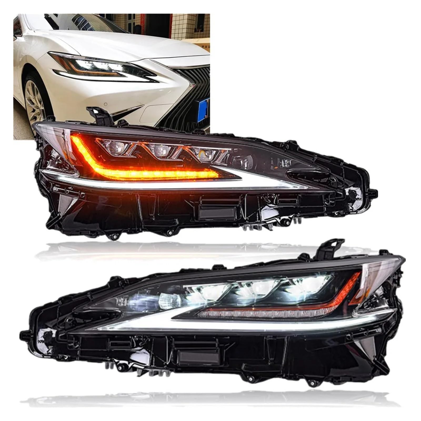Amazon.co.jp: 車のヘッドライトレクサス ES Es200 ES250 ES260 ES300h