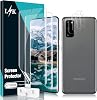 23 Pack] LϟK Compatible for Samsung Galaxy S20 2 Pack Screen Protector & 3 Pack Camera Lens Protector, Alignment Frame High Definition Clear Flexible TPU Film