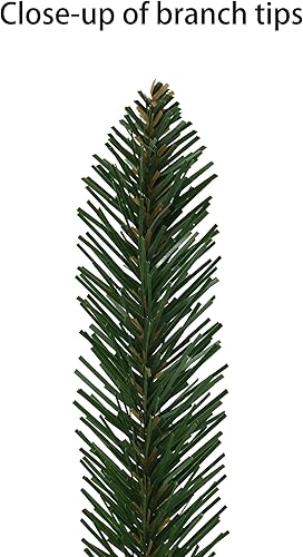 Miniatura 6 de Puleo International Árbol de Navidad artificial de abeto balsámico canadiense de 6.5 pies con 650 luces, color verde