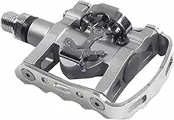 SHIMANO Pedais sem clipe SPD Pedal E-PDM324, estrada, liga de aço