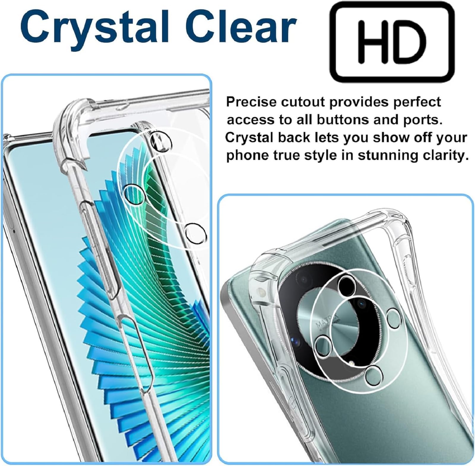 Custodia Sottile Per Honor Magic 6 Lite 5G - Cover Trasparente Antiurdo In TPU Morbido Con Airbag Angolari