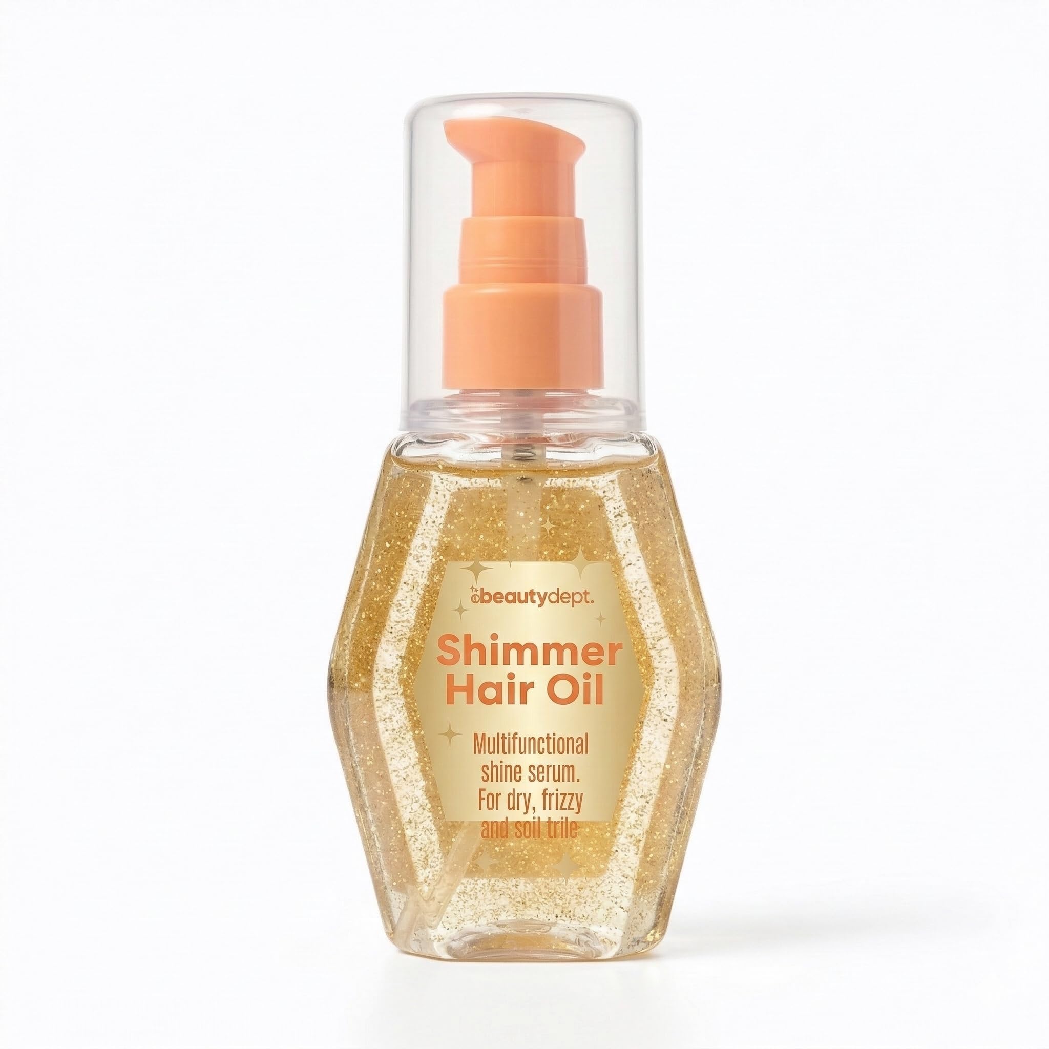 Shimmer Hair Oil, siero per capelli secchi e crespi, 100 ml