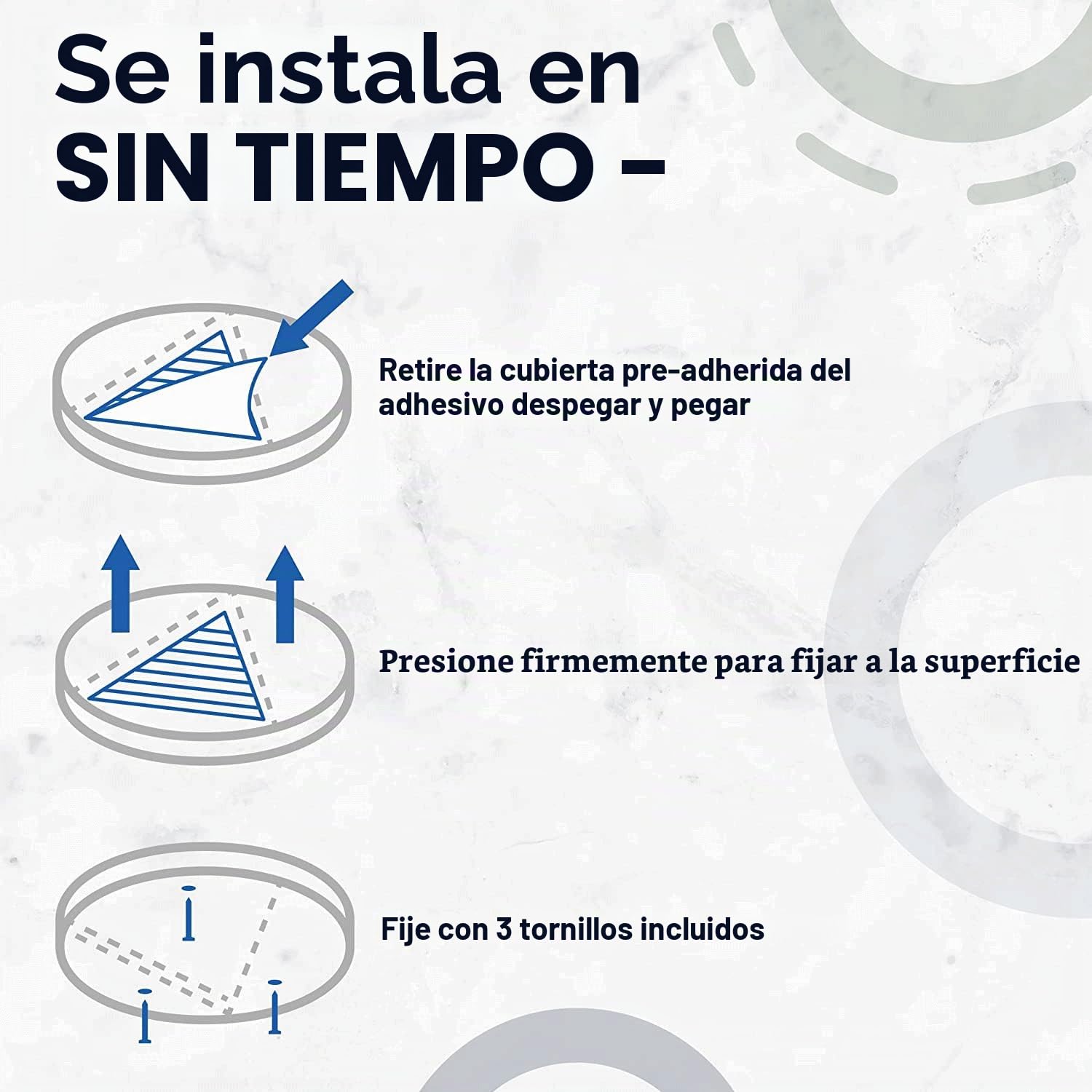 EZ Off Jar Opener Para todos los tamaños de frasco, blanco, 1 unidad.