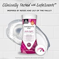 Vista 4 de Summer's Eve Noches Ámbar con Extractos de Avena y Karité, Jabón corporal femenino refrescante diario para todo el cuerpo, elimina el mal olor
