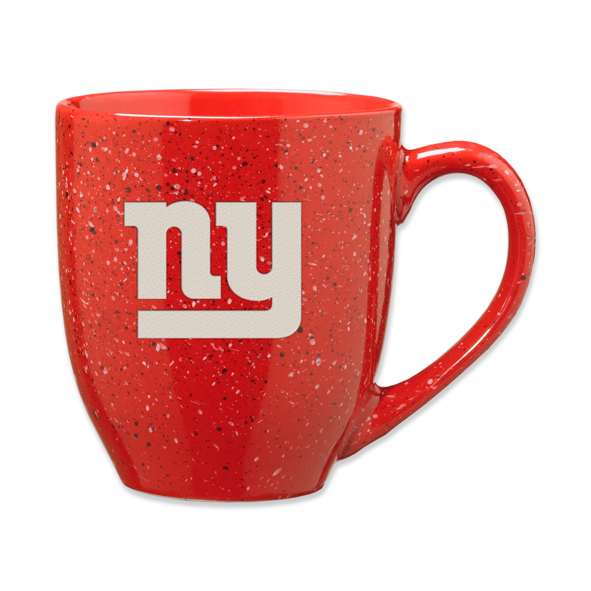 Rico Industries NFL Football 16 oz Team Color Laser Engraved Speckled Ceramic Coffee Mug